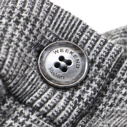 チェック柄 スラックス パンツ / セミワイド ストレート センタープレス ストレッチ