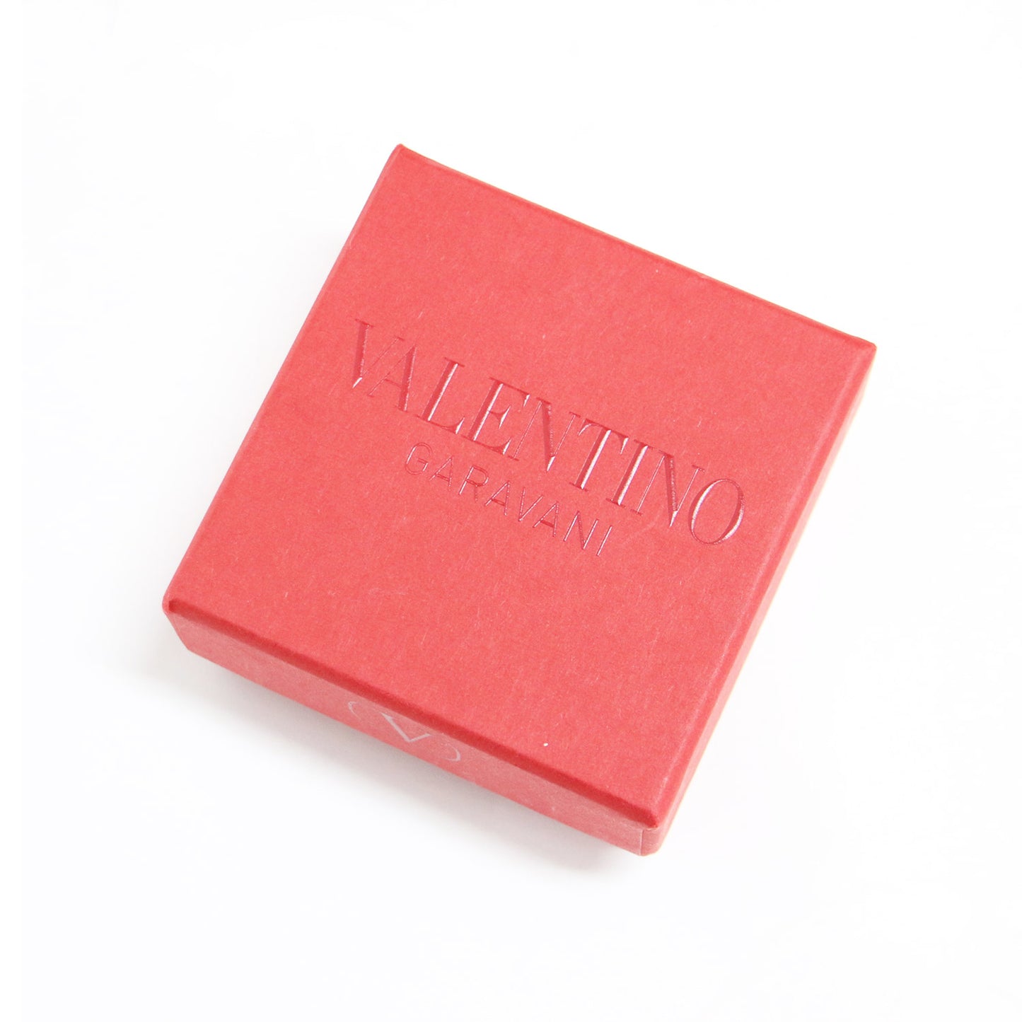 Vロゴ ラインストーン ピアス / 両耳用