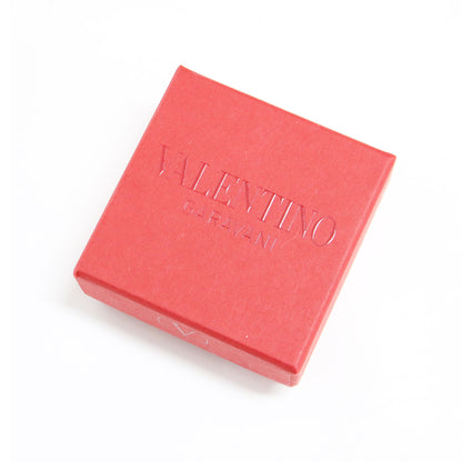 Vロゴ ラインストーン ピアス / 両耳用