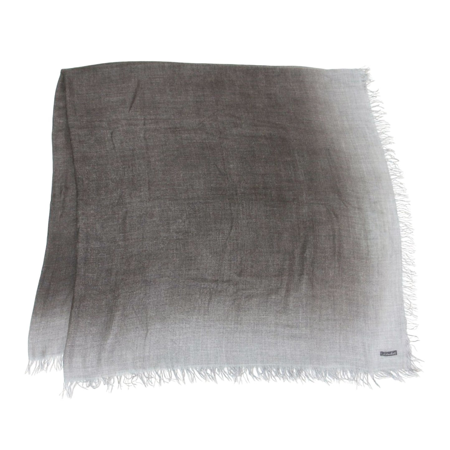 グラデーション 大判 ストール / フリンジ カシミヤ シルク