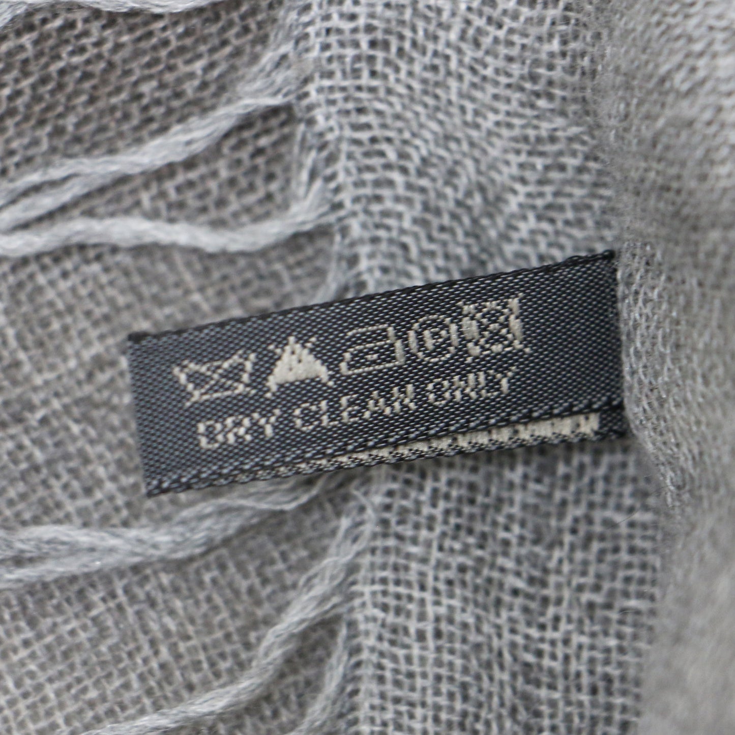 グラデーション 大判 ストール / フリンジ カシミヤ シルク