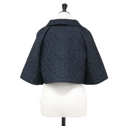 25春夏 リボンモチーフ ジャガード ジャケット / ショート丈 五分袖