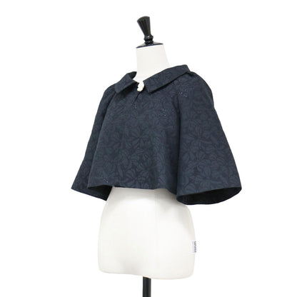 25春夏 リボンモチーフ ジャガード ジャケット / ショート丈 五分袖