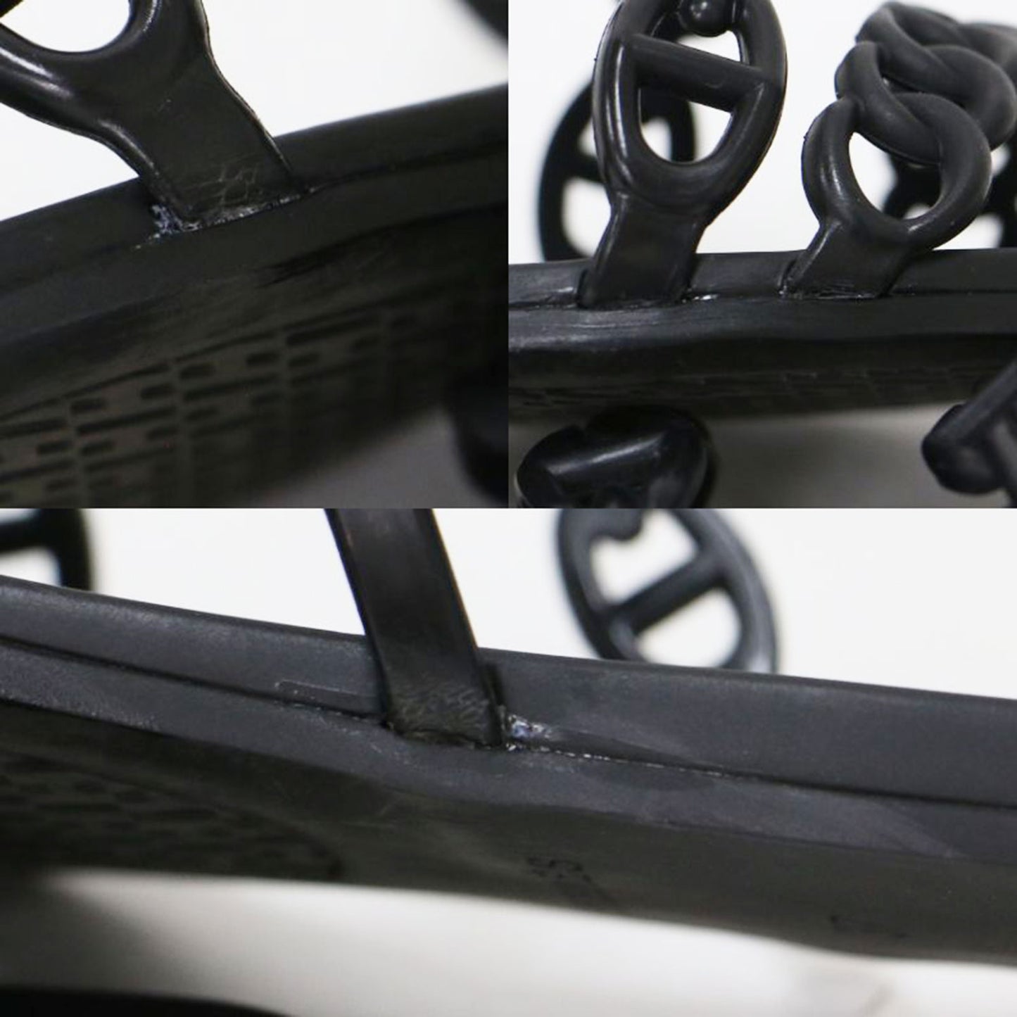 リヴァージュ シェーヌダンクル サンダル 181169Z / フラット ラバー イタリア製