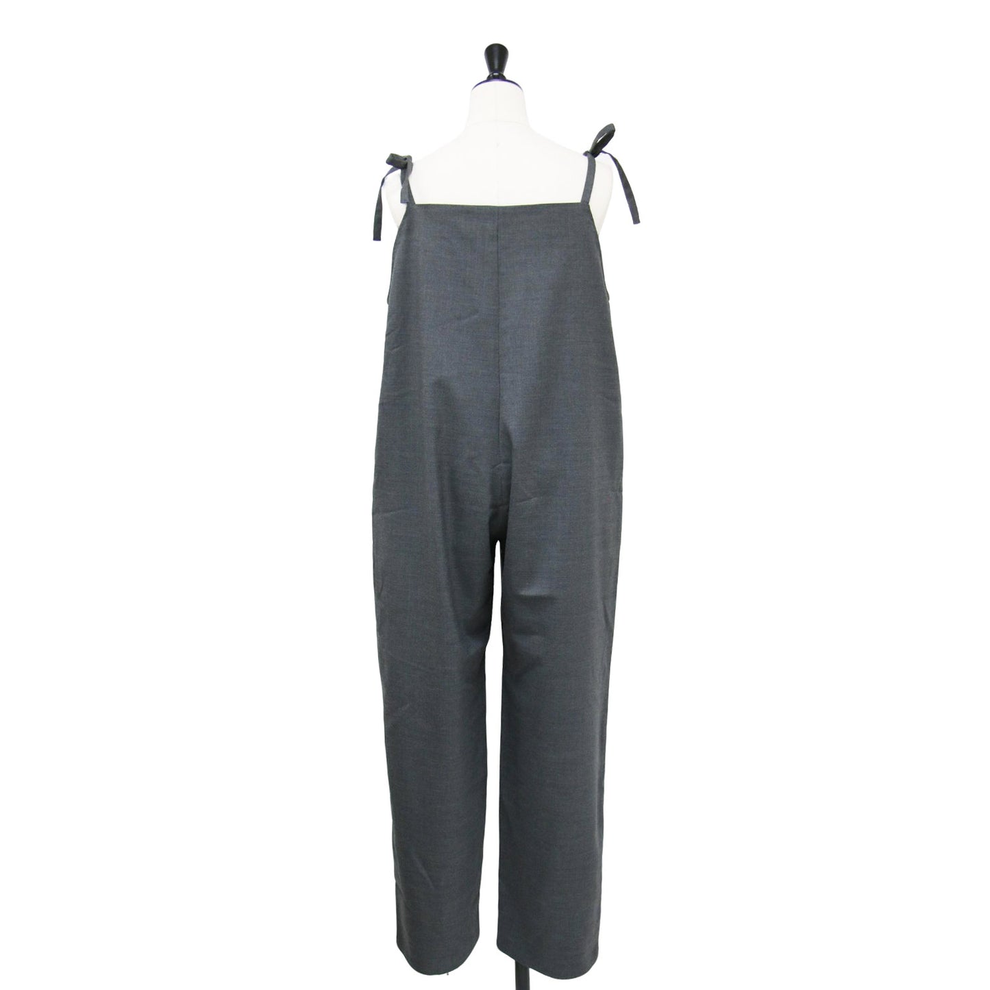 ドライ サロペット / オールインワン リボン ストレッチ ウール混