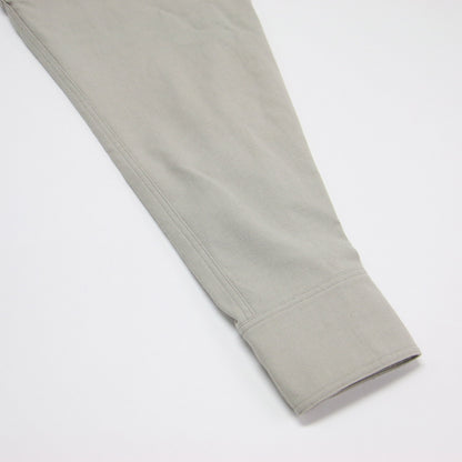 24秋冬 オーバーサイズ ワークシャツ / 長袖 ドロップショルダー タック ストレッチ