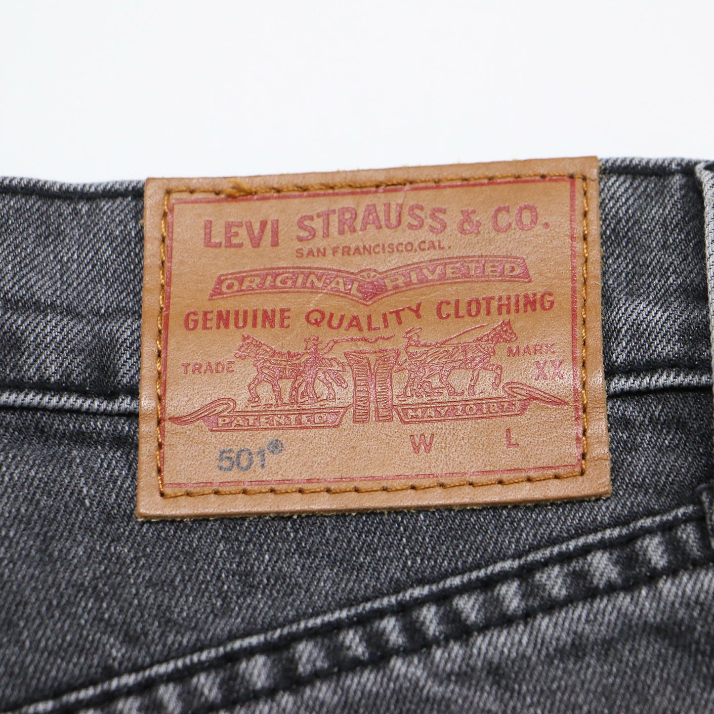 × 花井祐介 Levi's PREMIUM 501 Jacob 刺繍 デニム パンツ / ストレート コットン