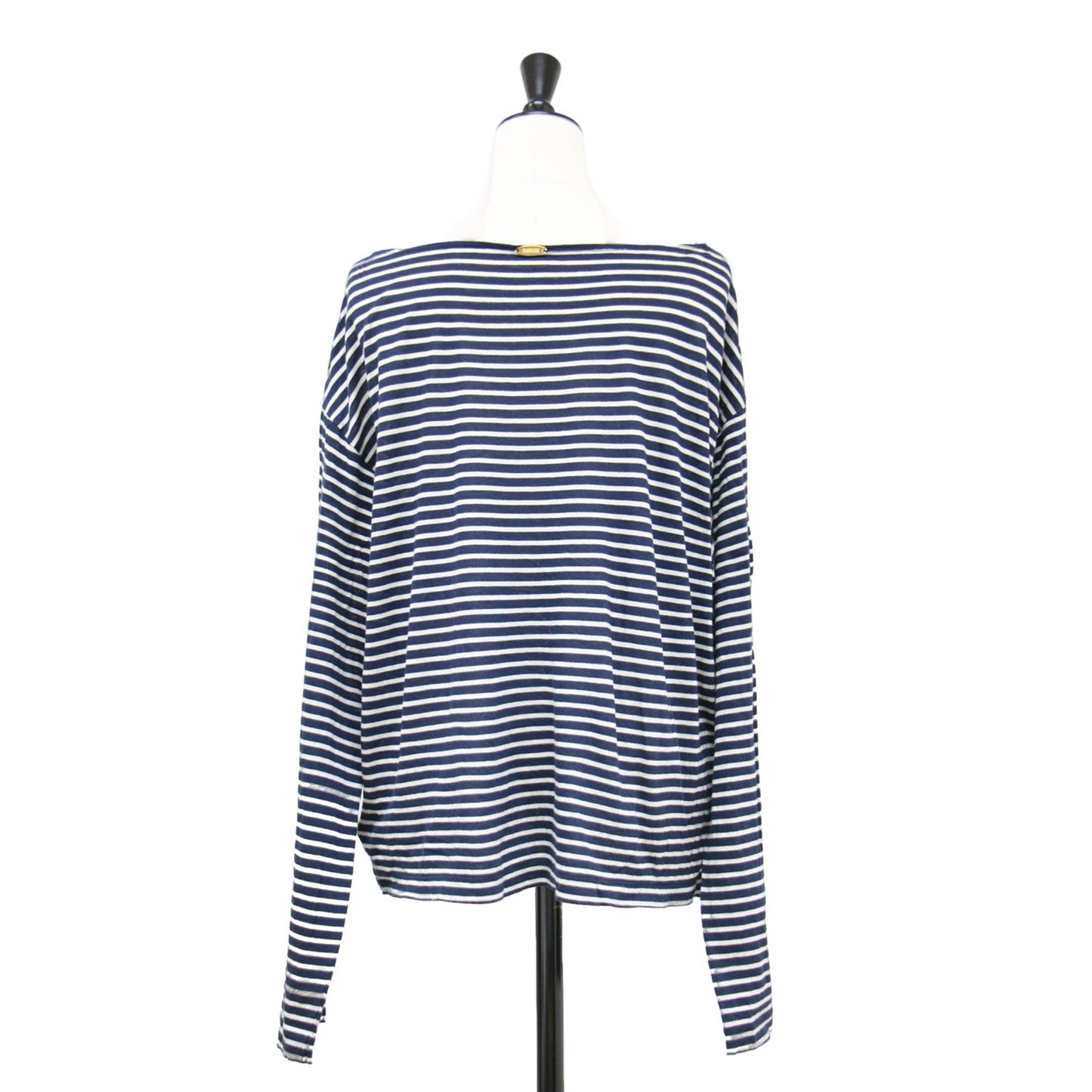 24春夏 Sheer ボーダー プルオーバー / カットソー ロンT Tシャツ 長袖 シアー コットン