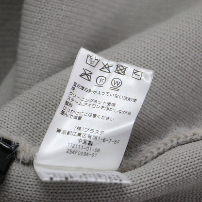 24秋冬 フェザーヤーン 2WAY カーディガン / ニット 長袖 クルーネック スナップボタン ドロップショルダー