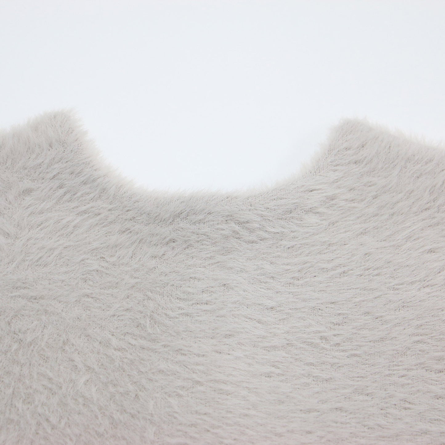 24秋冬 フェザーヤーン 2WAY カーディガン / ニット 長袖 クルーネック スナップボタン ドロップショルダー