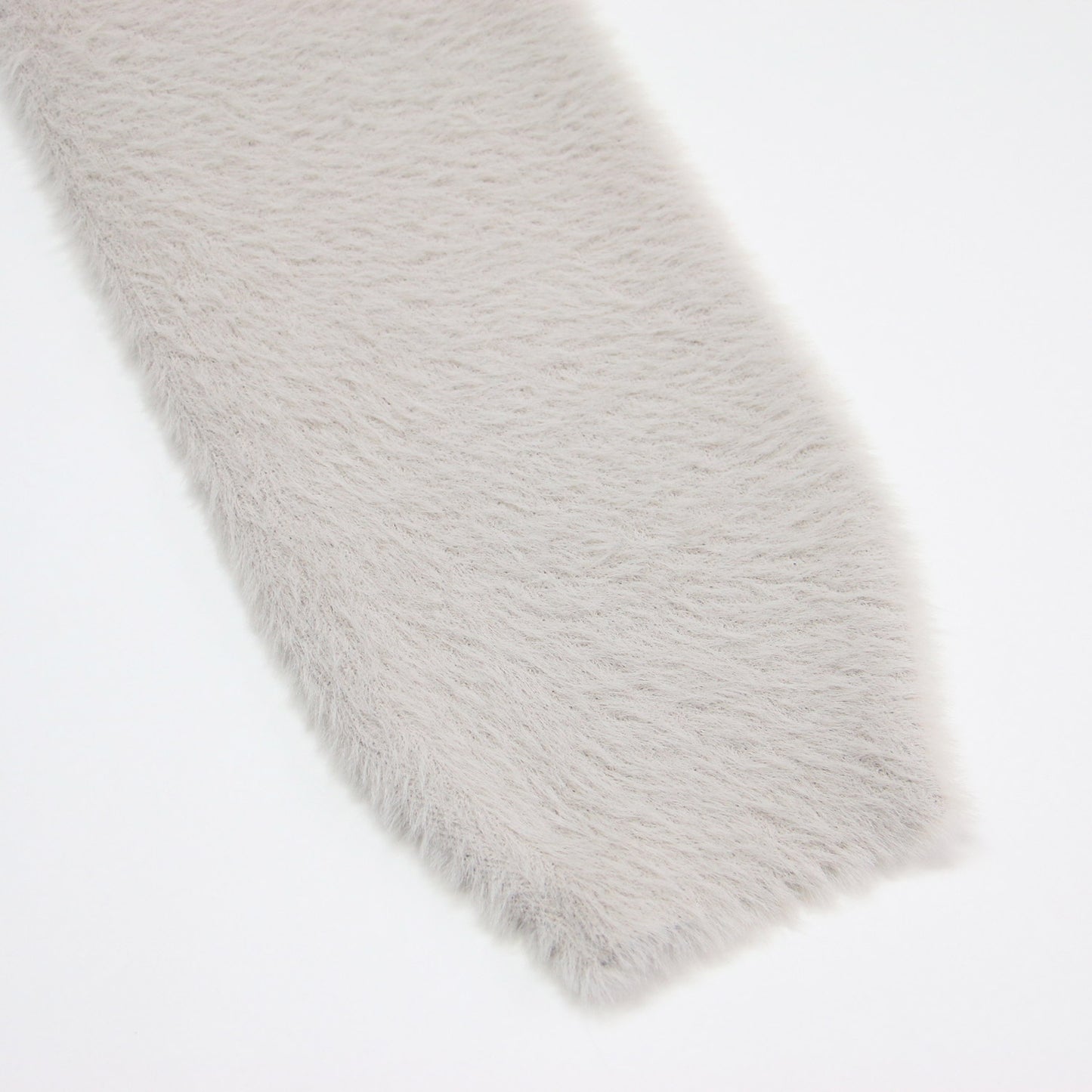 24秋冬 フェザーヤーン 2WAY カーディガン / ニット 長袖 クルーネック スナップボタン ドロップショルダー