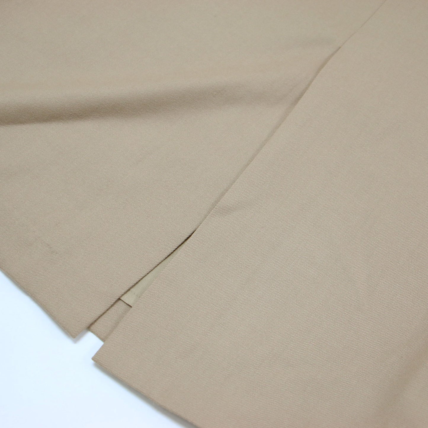 サキソニー ハイウエスト スカート / タイトスカート ミモレ丈 スリット タック ウール