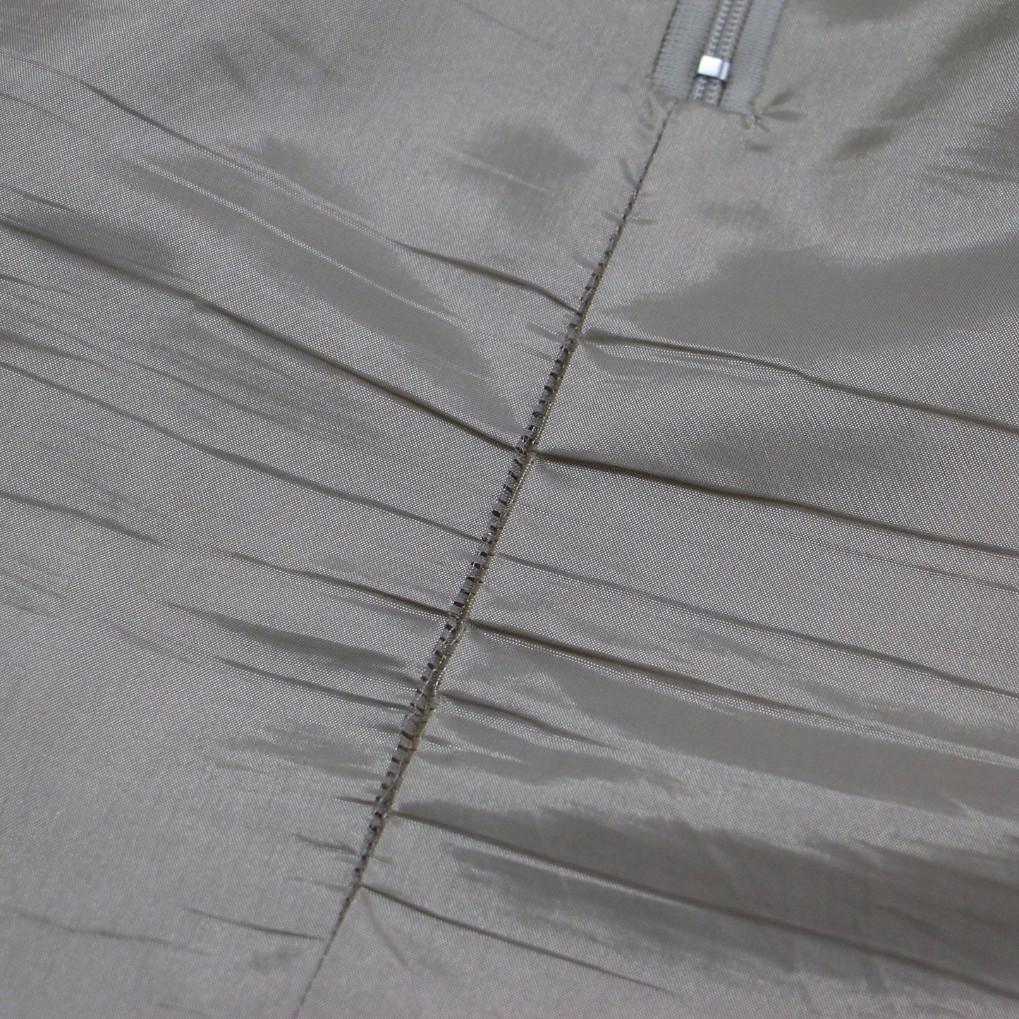 サキソニー ハイウエスト スカート / タイトスカート ミモレ丈 スリット タック ウール