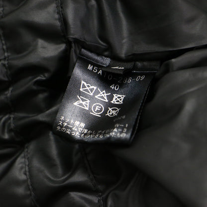 24秋冬 サテンタフタ キルティング コート / ジャケット 長袖 テーラード バイアスチェック柄 ドローストリング