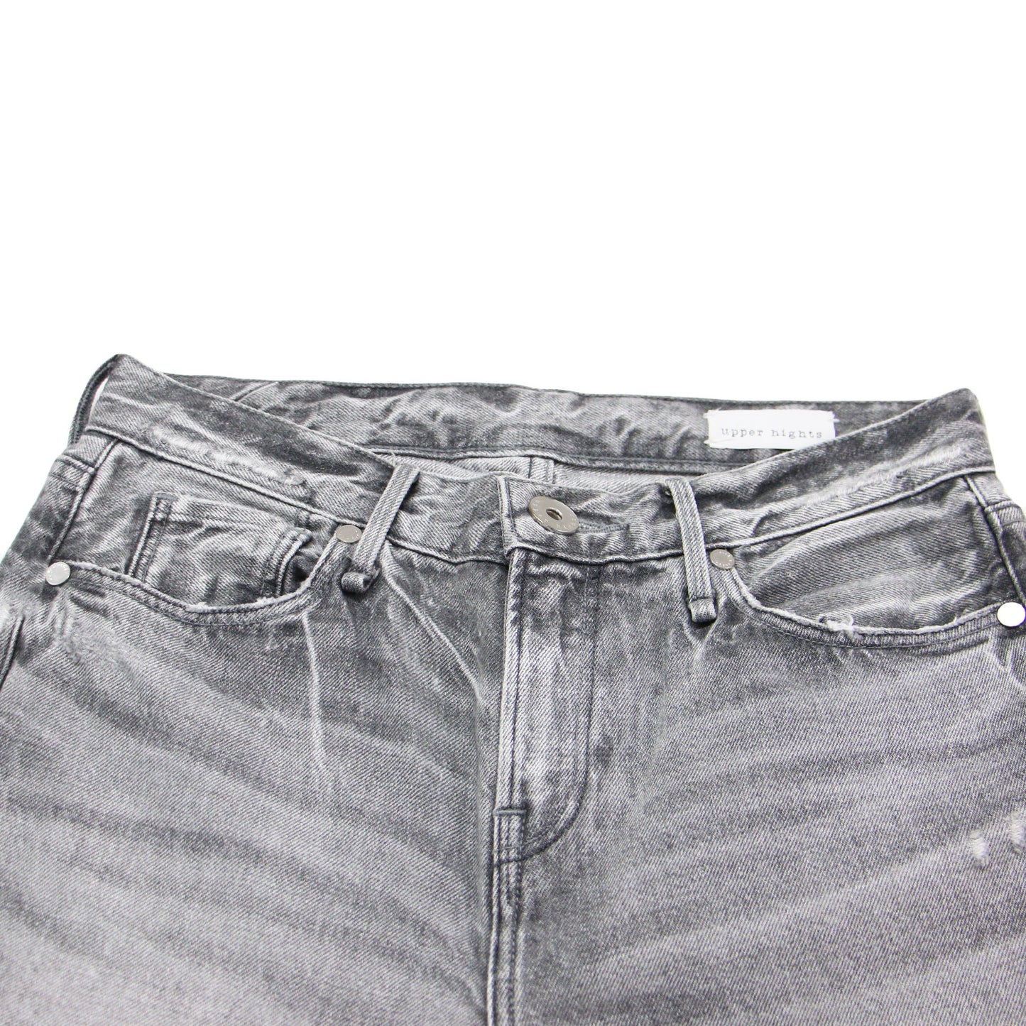 ボーイフレンド デニム パンツ 825307 / THE HERS ミドルライズ ヴィンテージ加工 コットン