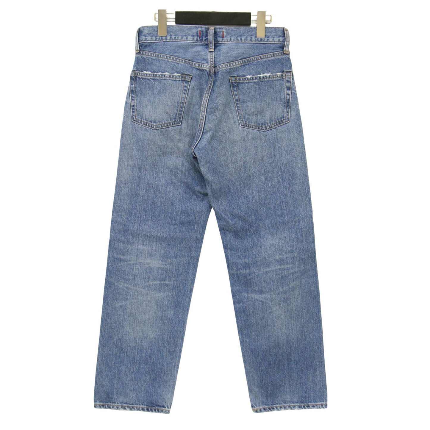 ストレッチ デニム パンツ / Jeanius ストレート ヴィンテージ加工 コットン