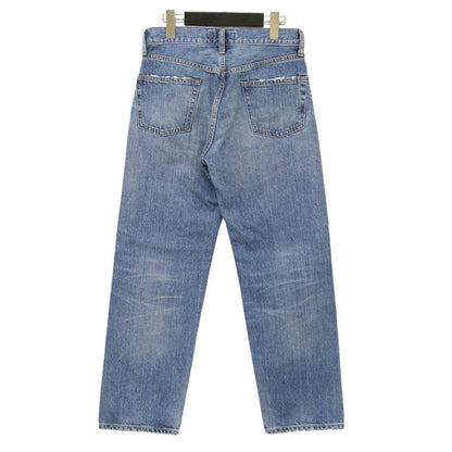 ストレッチ デニム パンツ / Jeanius ストレート ヴィンテージ加工 コットン