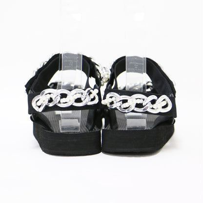 チェーン パール スポーツサンダル / マジックテープ ベルクロ