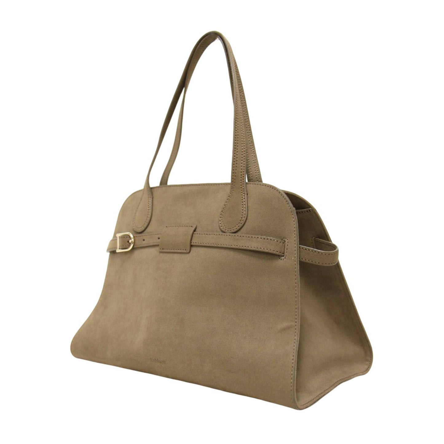 WEEKEND ボストンバッグ / フェイクスウェード ベルト バックル トートバッグ