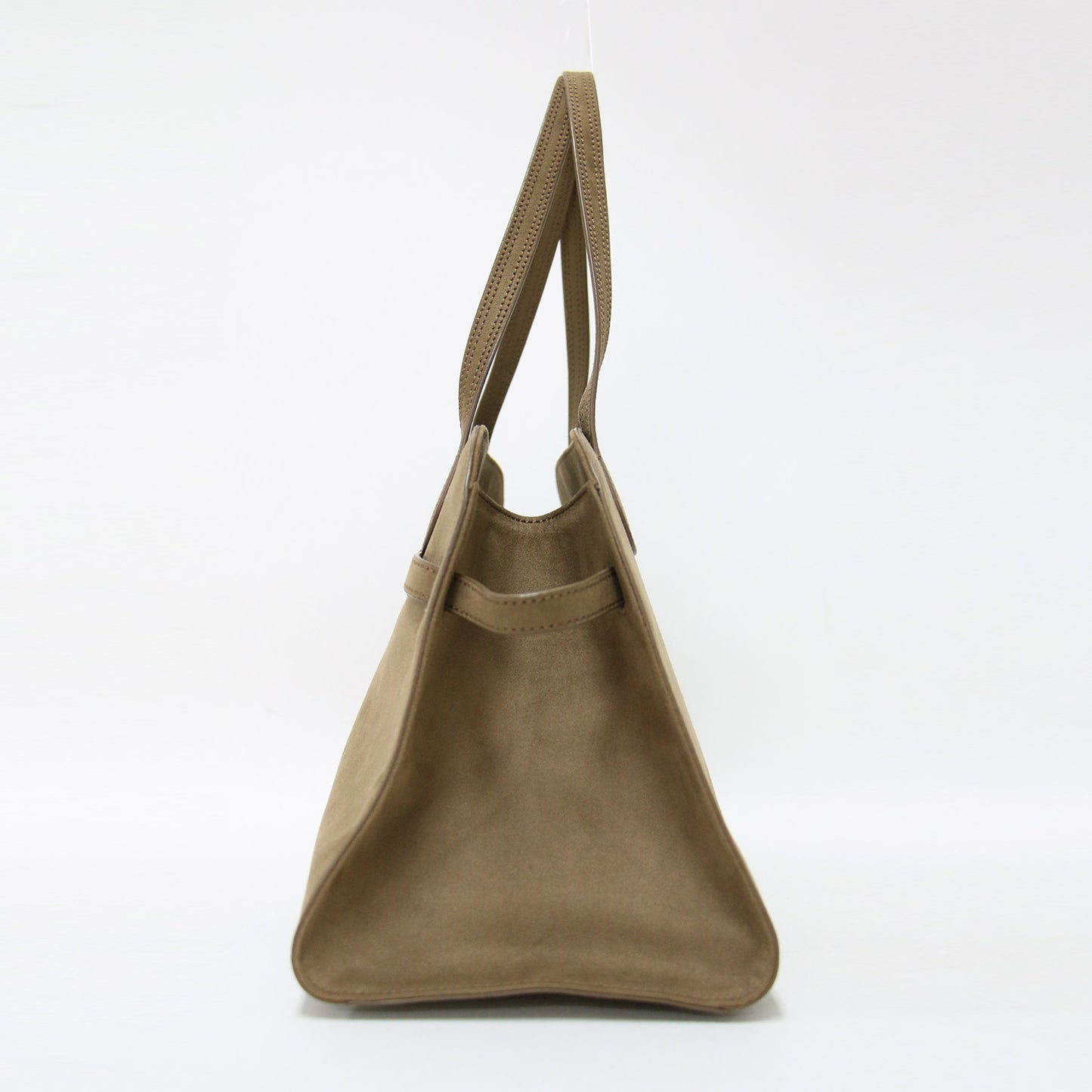 WEEKEND ボストンバッグ / フェイクスウェード ベルト バックル トートバッグ