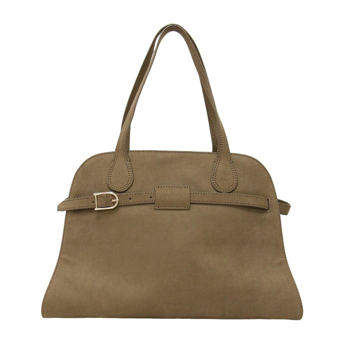 WEEKEND ボストンバッグ / フェイクスウェード ベルト バックル トートバッグ