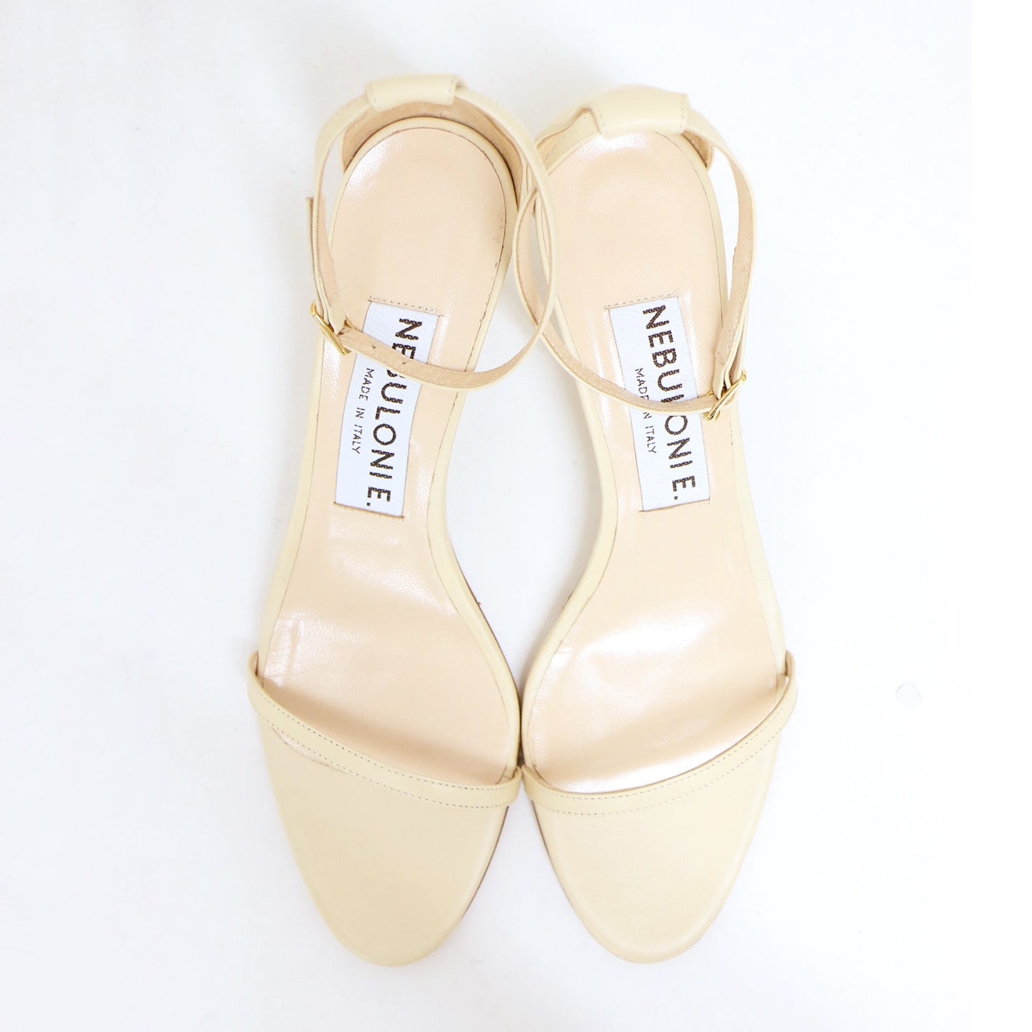 ストラップ ヒール サンダル / ワンストラップ レザー