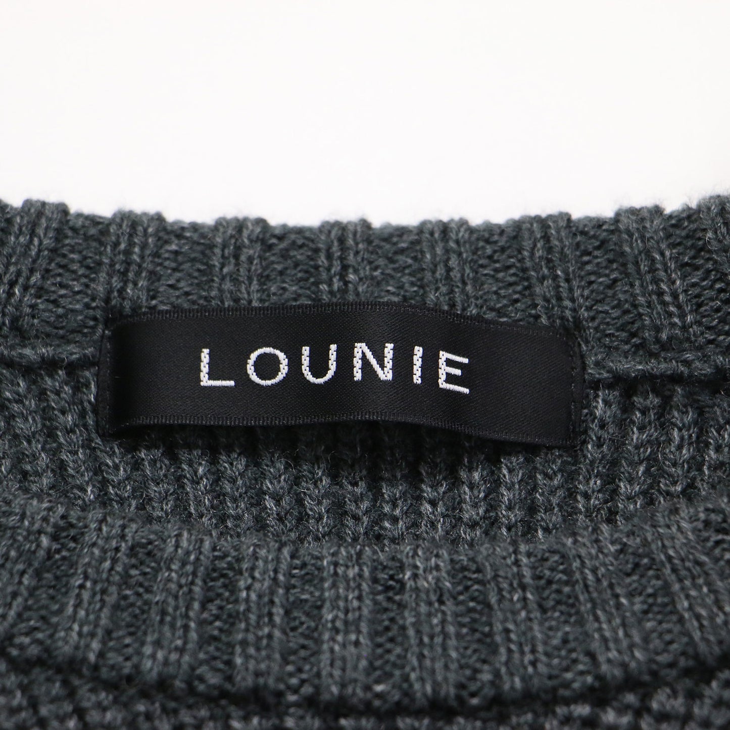 22秋冬 ボタンアクセント ニット プルオーバー / ポンチョ クルーネック 畦編み ワイド フレア Aライン ウール