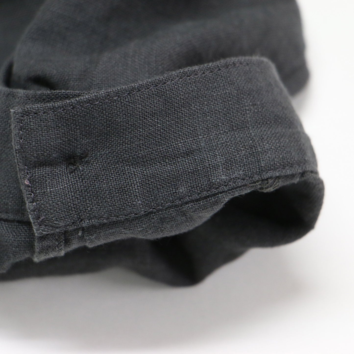 22春夏 シャトルリネン バンドカラー ワイド ワンピース / シャツワンピース ミディ丈 長袖 オーバーサイズ