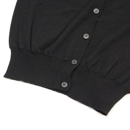 ハイゲージ ロングスリーブ カーディガン / ニット Vネック コンパクト ウール