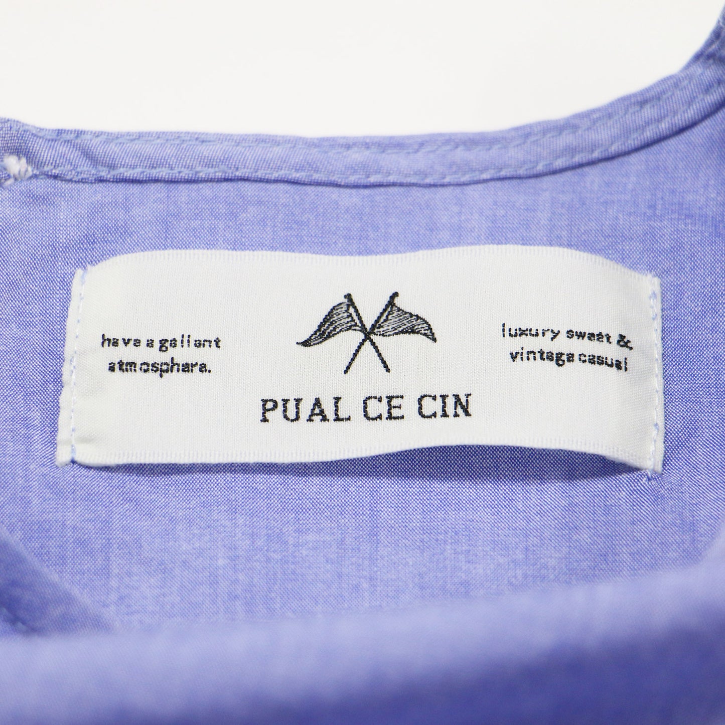 25春夏 レイヤード プルオーバー ブラウス / 長袖 ラウンドヘム ストレッチ レーヨン