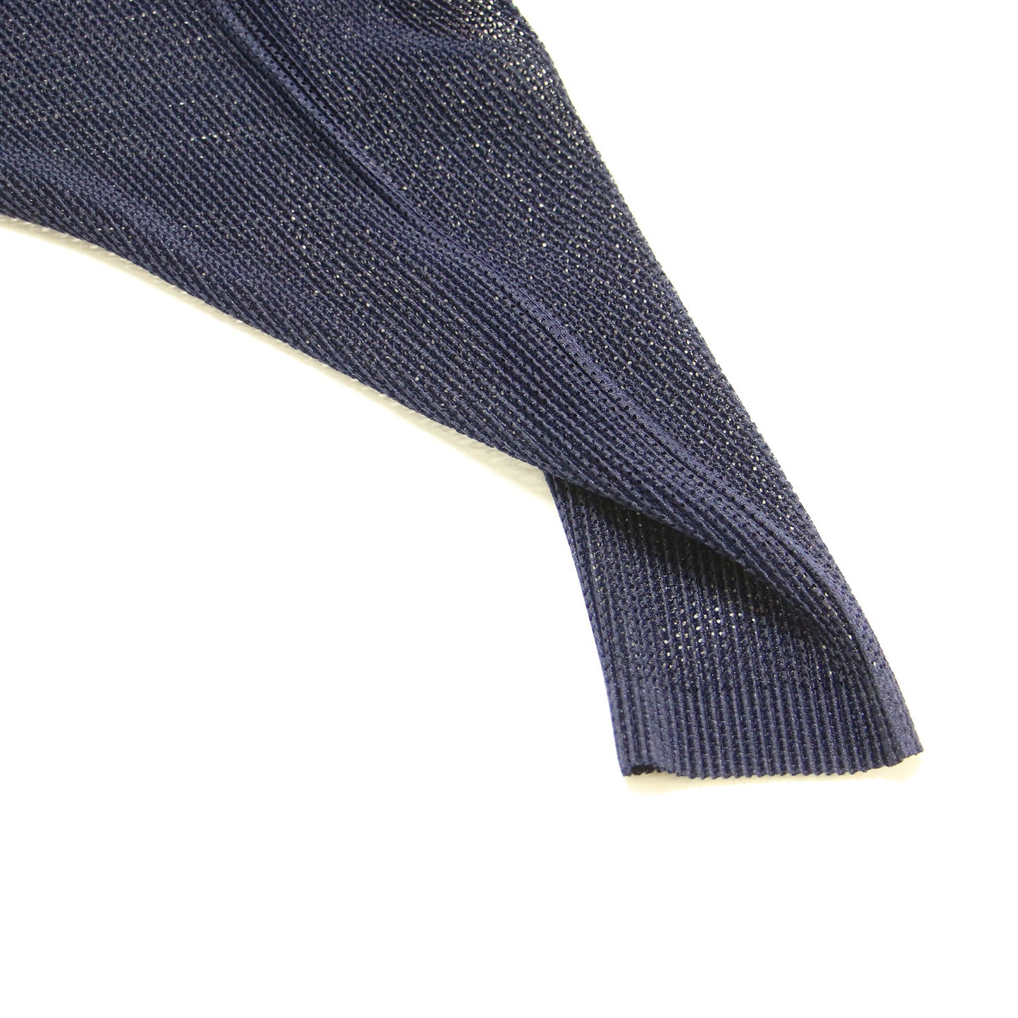 タタミ プリーツ カーディガン / TATAMI 長袖 変型 シアー メッシュ