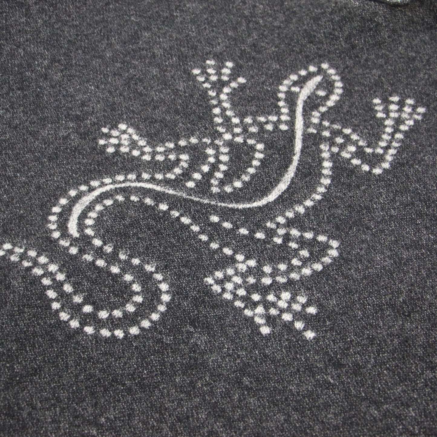 レザール ニット ポンチョ / PONCHO カーディガン イレギュラーヘム ロゴ ウール