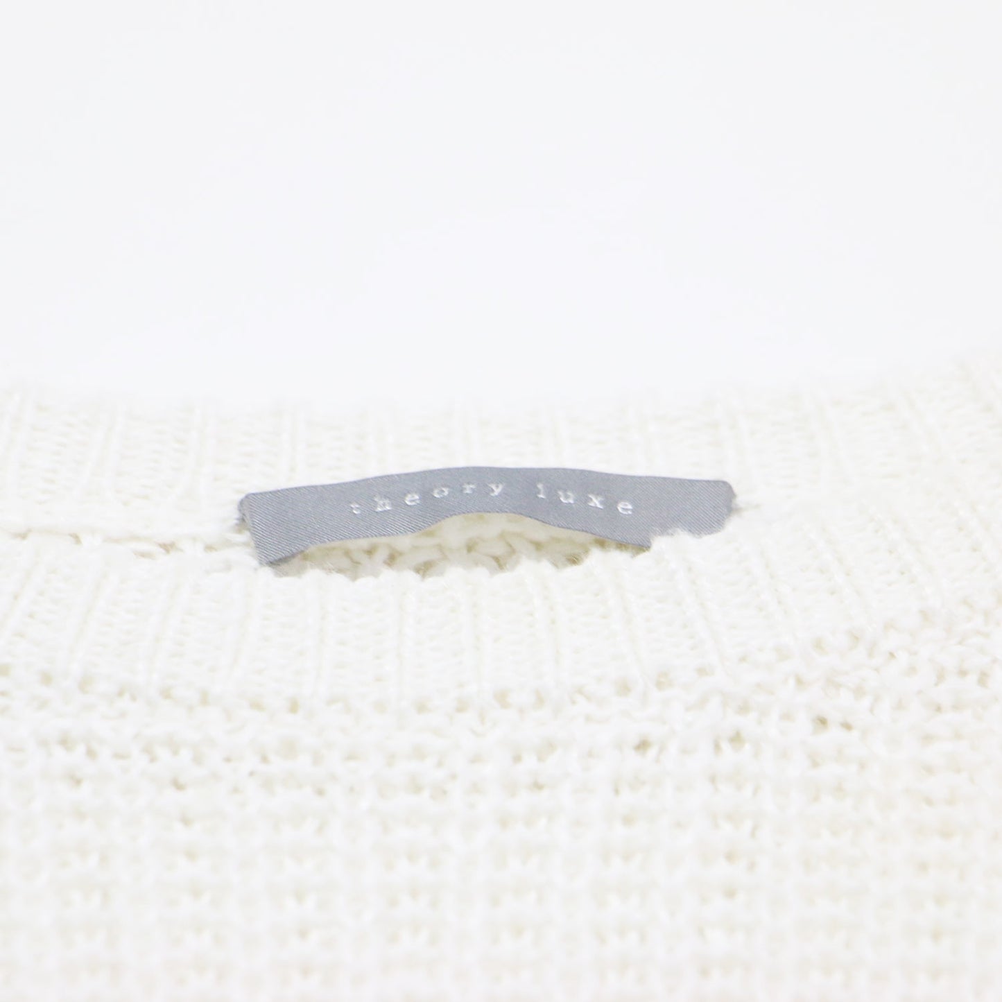 リネンボーダーニット / JOLI.LINEN TAISHA 27500 プルオーバー クルーネック 長袖 ラグラン サイドスリット ローゲージ 透かし編み