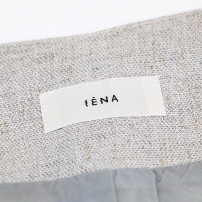 リネンライク ツイード ジレ / ベスト ミドル丈 Vネック