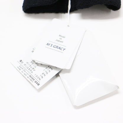 24春夏 コットン サマー ツイ―ド テーラード ジャケット / ミドル丈 シングルブレスト