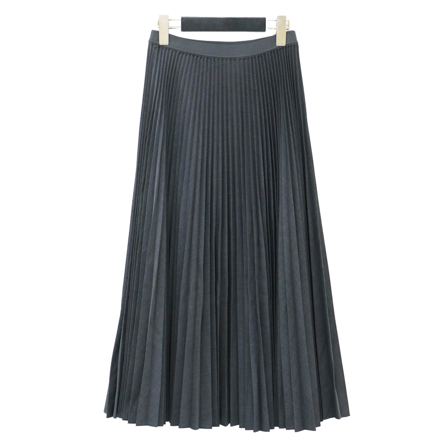 Theory (セオリー) 24秋冬 ウール ストレッチ プリーツ スカート / STR  