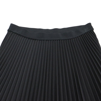 24秋冬 ウール ストレッチ プリーツ スカート / STR WOOL SUIT SUNBURST SK ロング丈 フレア ウエストゴム