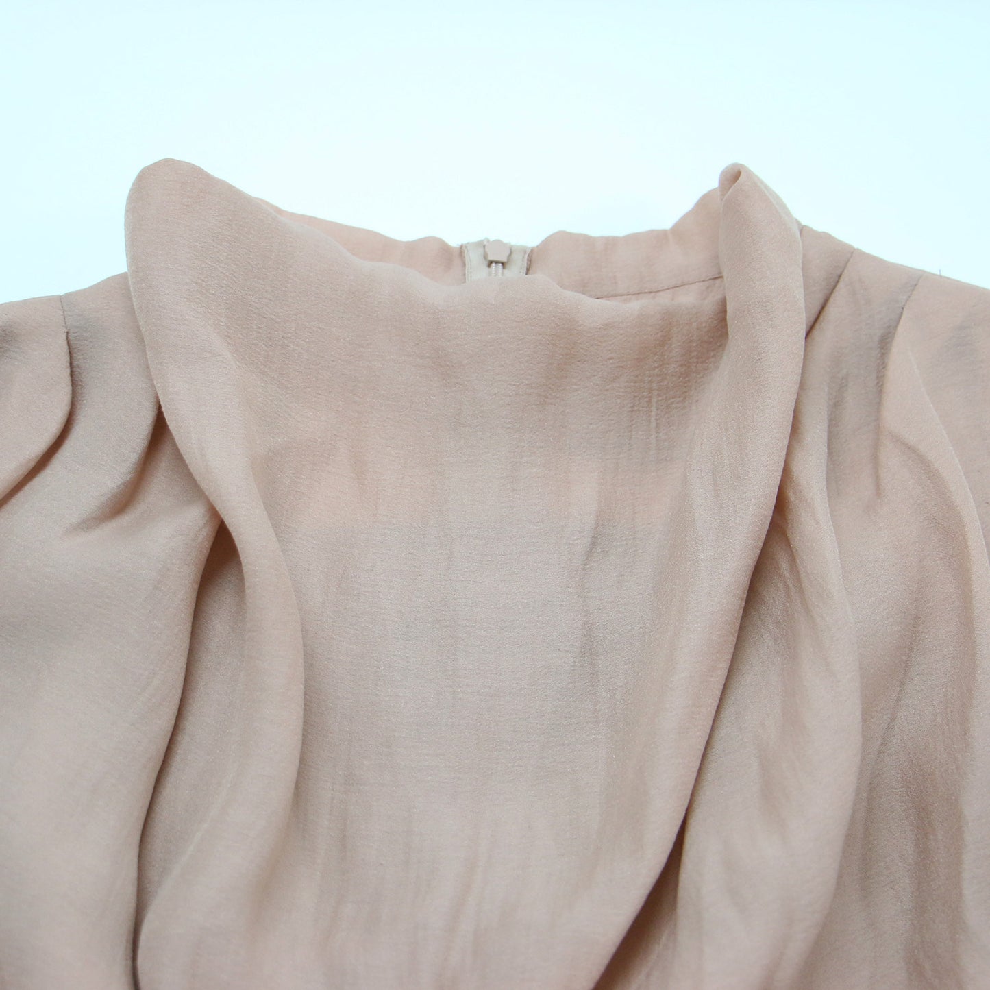 ウエストリブ シアー ドレープ トップス / ノースリーブ ギャザー