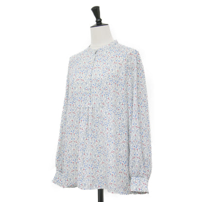 スノーブルーガーデン ブザム ブラウス / Snowblue Garden プルオーバー 長袖 スタンドネック 小花柄 フラワー ギャザー Aライン