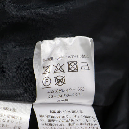 24秋冬 ニット 千鳥柄 コンビワンピース / ドレス 長袖 ハイネック Aライン 膝丈 フレア ウール