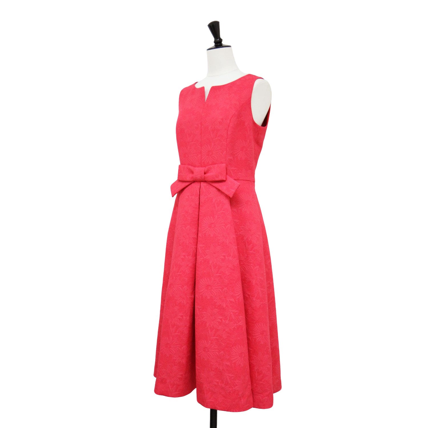 エムズグレイシー　リボン付きドットワンピース サマードットドレス | msgracy