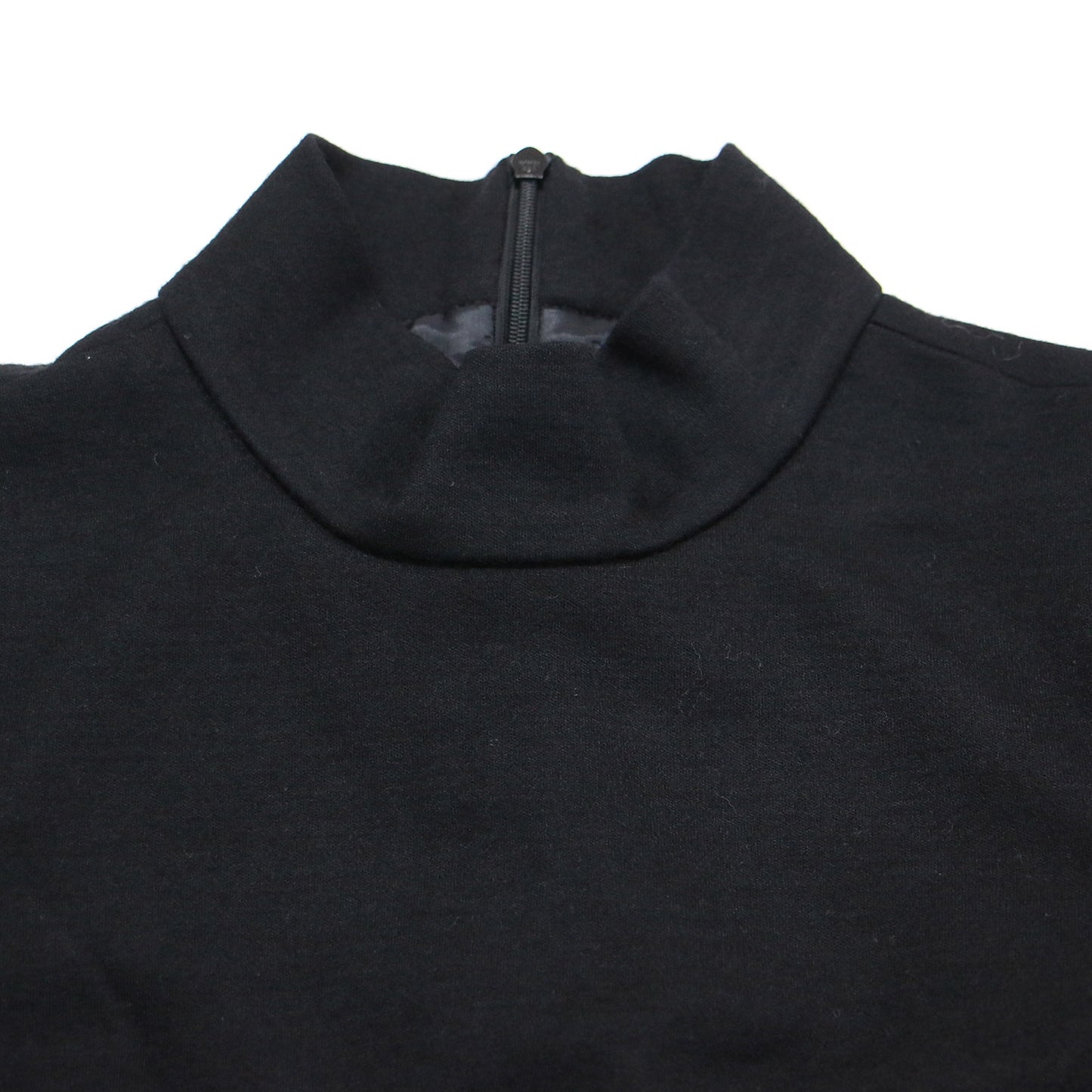 タイトシルエット コンビワンピース / ドレス 長袖 ミディ丈 ハイネック カメリア ブロックチェック