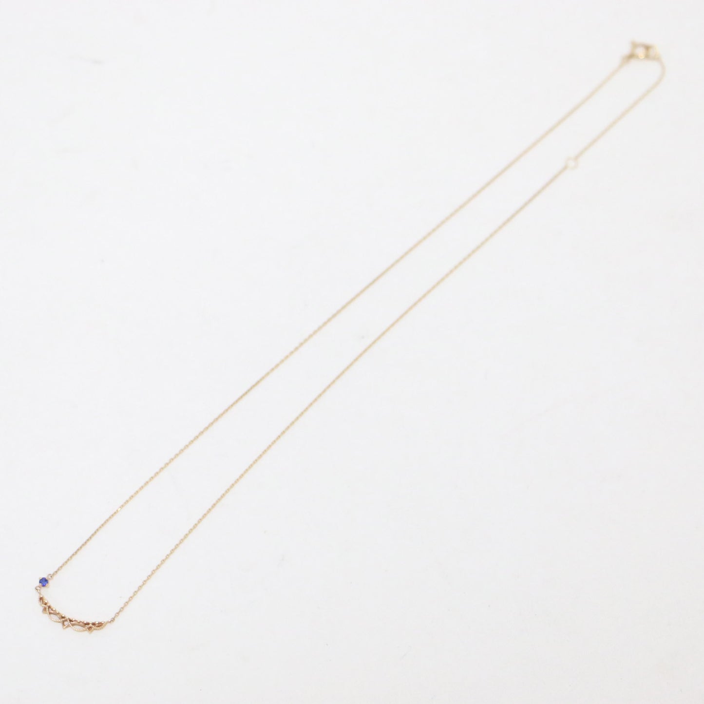 K10 サファイア ネックレス / ペンダント 9月誕生石