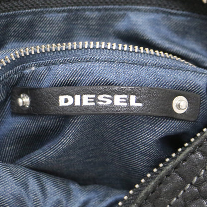 レザー チェーン ショルダーバッグ / LE-BHONNY ジップデザイン ロゴ クロスボディ