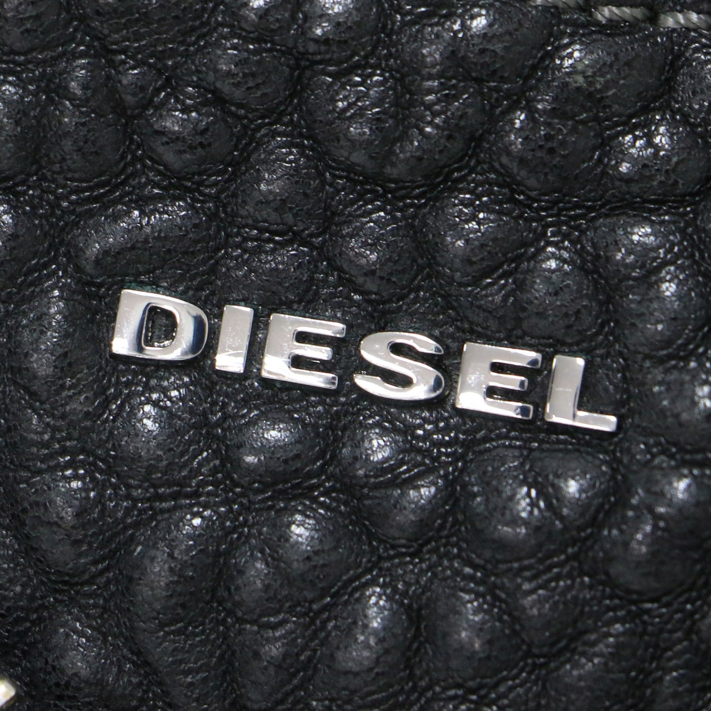 レザー チェーン ショルダーバッグ / LE-BHONNY ジップデザイン ロゴ クロスボディ