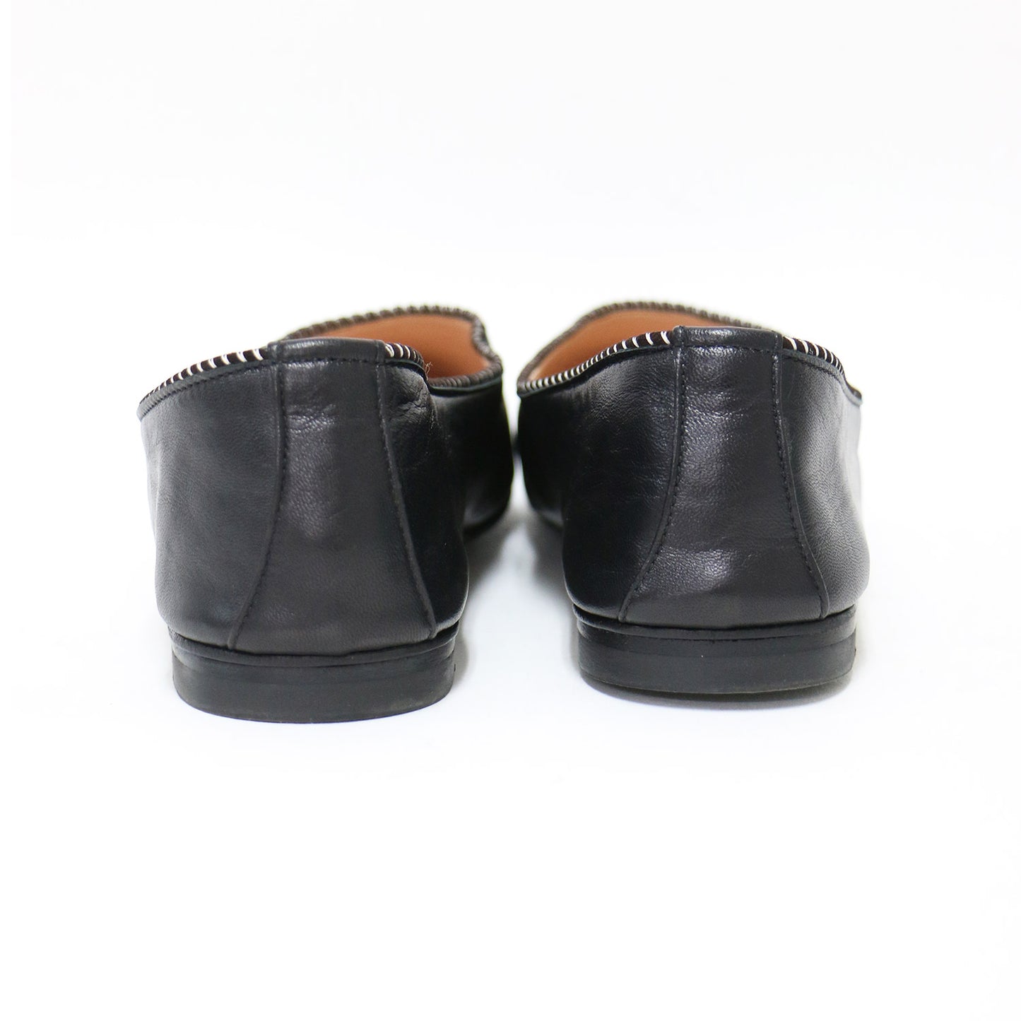 レザー バレエシューズ / PIPER nappa パンプス フラット ラウンドトゥ ステッチ