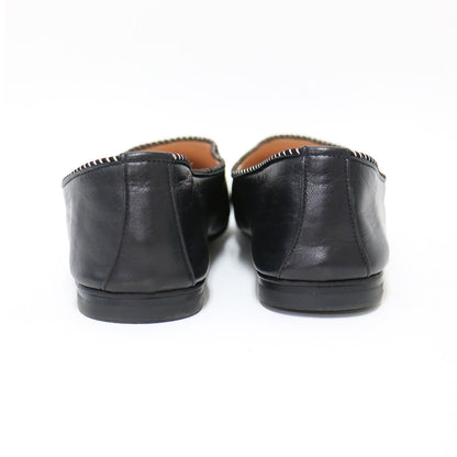 レザー バレエシューズ / PIPER nappa パンプス フラット ラウンドトゥ ステッチ