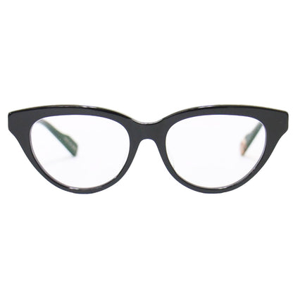 25春夏 セルフレーム キャットアイ メガネ / アイウェア 眼鏡 B0035 CLR