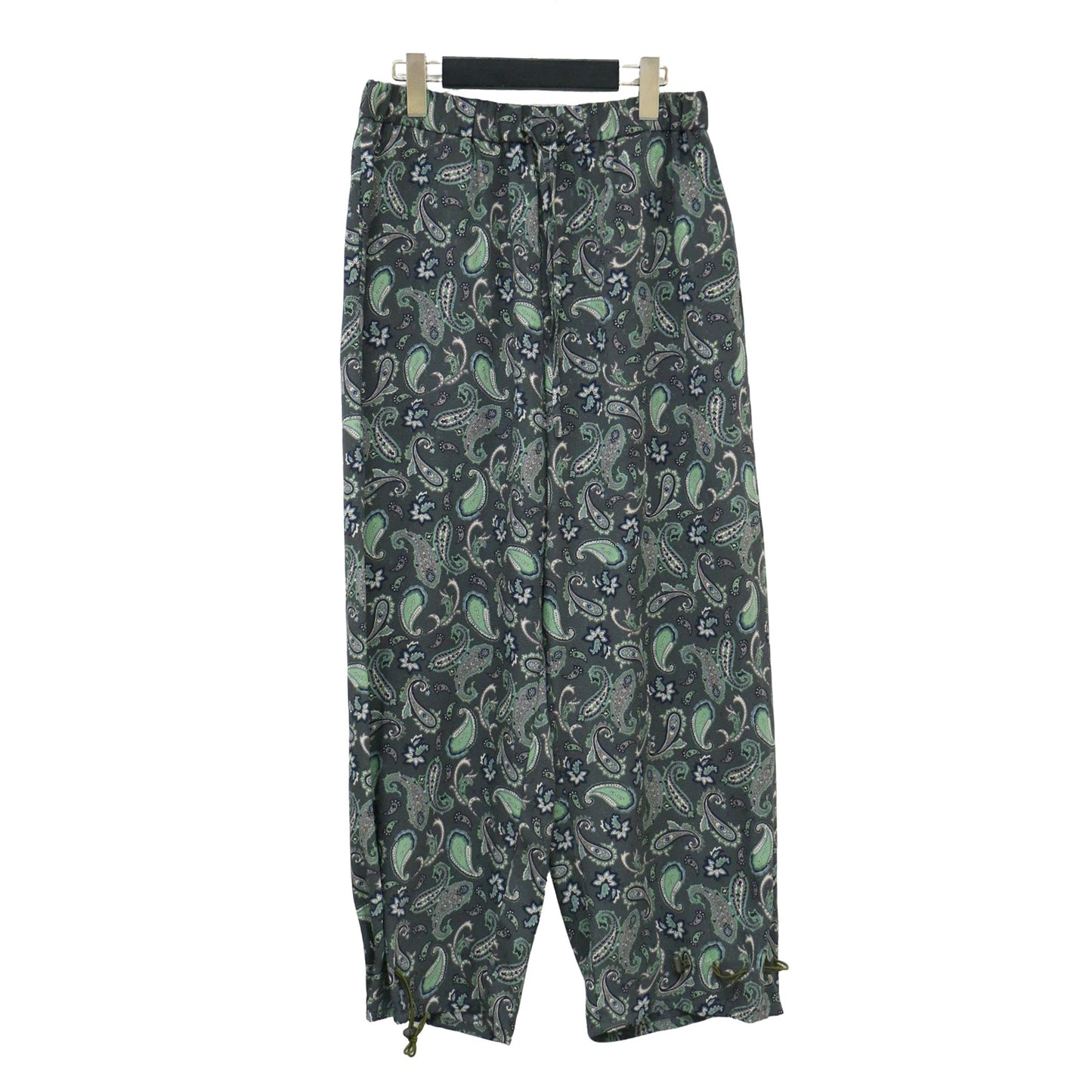 ペイズリー プリント イージーパンツ / Paisley Print Eazy Pants テーパード ウエストゴム 裾絞り