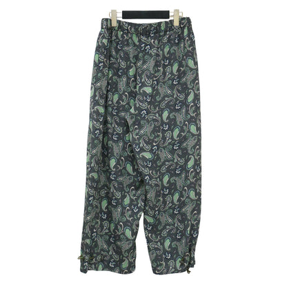 ペイズリー プリント イージーパンツ / Paisley Print Eazy Pants テーパード ウエストゴム 裾絞り